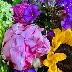 Florist Choice Summer and Peony Hand-tied