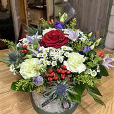 Flower of Scotland Hatbox