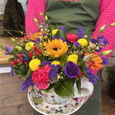 Surprise Me T-Cup Arrangement